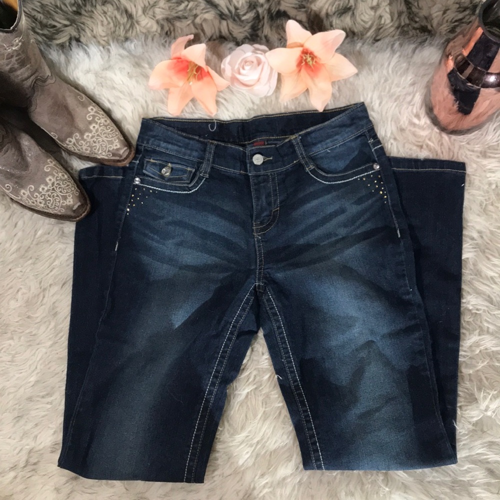 L.e.i. girls teen boot cut denim jeans